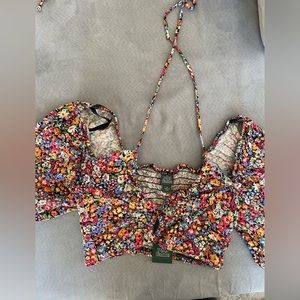NWT Wild Fable floral top
